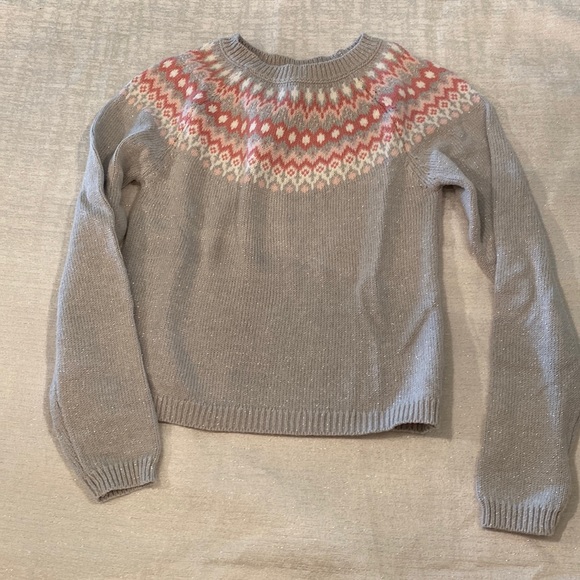 Girls gray sweater size 7/8 - Picture 1 of 4